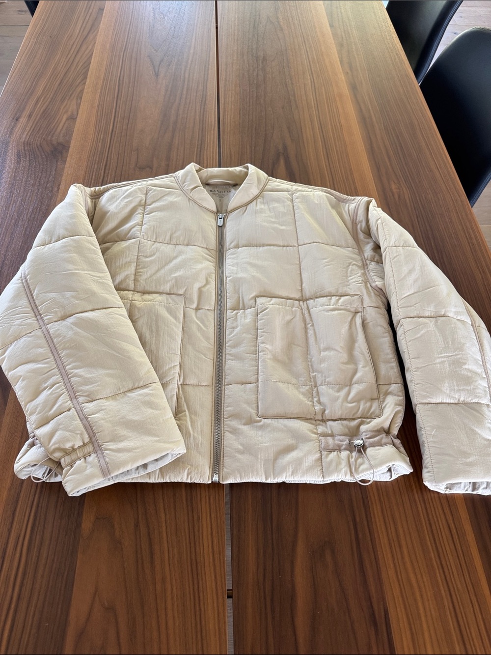 NWOT Athleta Evergreen Jacket in size small beige
